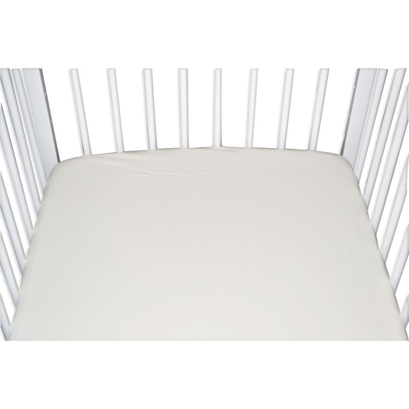 Drap housse jersey écru (60 x 120 cm)  Domiva