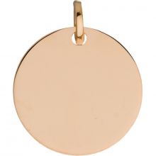 Médaille ronde 16 mm (or rose 750°)  par Berceau magique bijoux