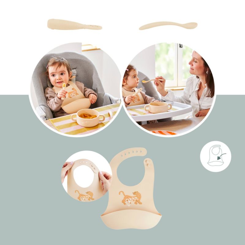 Coffret repas Mini Roar (4 pièces) Babymoov Ambiance 4