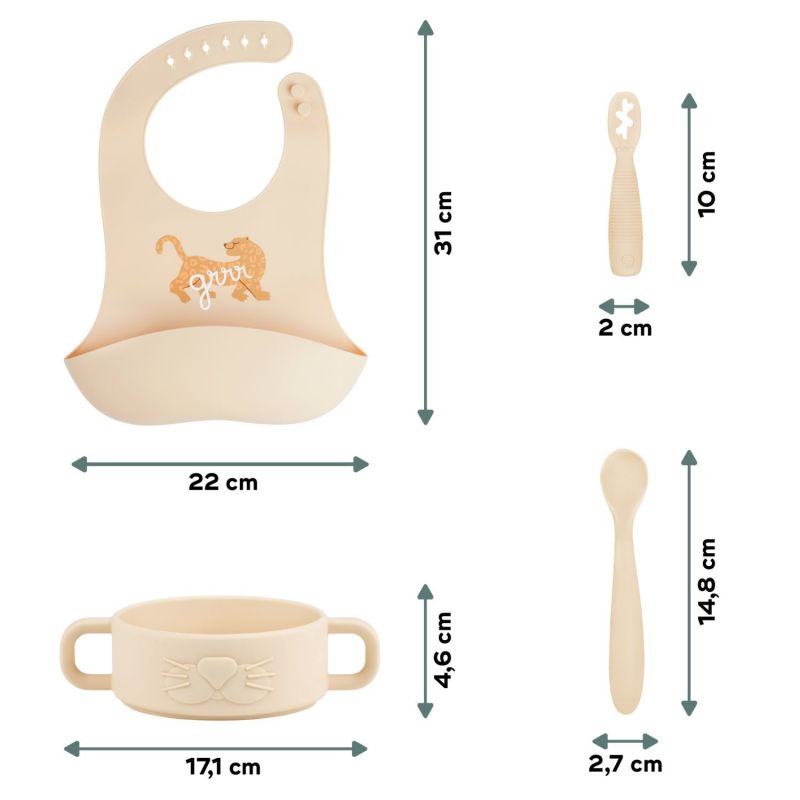 Coffret repas Mini Roar (4 pièces) Babymoov Produit 7