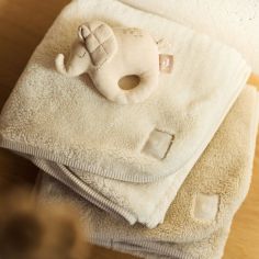 Couverture en polaire Basic Oatmeal (75 x 100 cm)