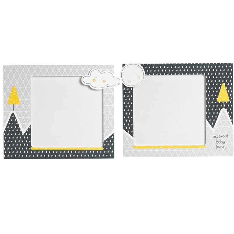 Lot de 2 cadres photos Babyfan (17 x 14,5 cm) Sauthon