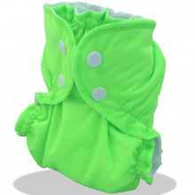 Couche lavable TE1 Fluo vert (10 à 18 kg)  par AppleCheeks