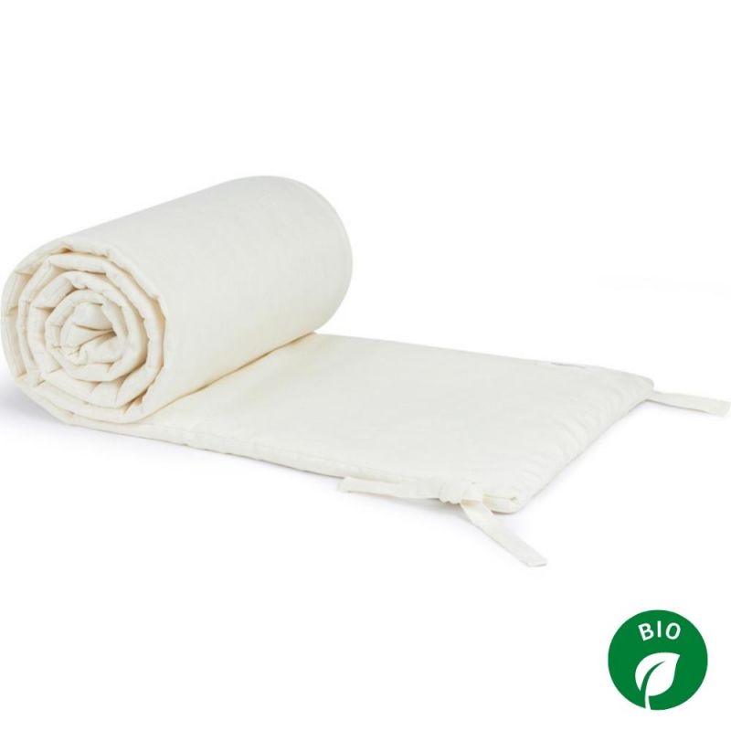 Tour de lit Lin français off white (pour lits 60 x 120 et 70 x 140 cm) Nobodinoz