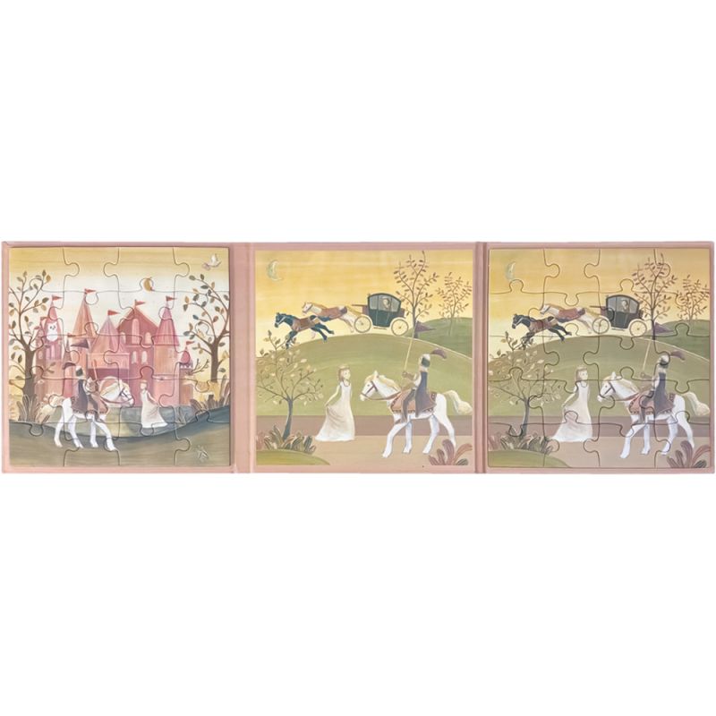 2 puzzles magnétiques princesses (2 x 20 pièces) Egmont Toys