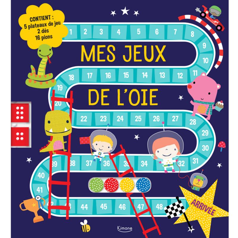 Livre jeu Mes jeux de l'oie Editions Kimane