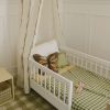 Couverture bébé tricotée Vichy Matcha (80 x 100 cm) Lorena Canals Ambiance 4