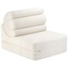 Chauffeuse Flipster Cream White molletonné Wigiwama Produit 1