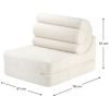 Chauffeuse Flipster Cream White molletonné Wigiwama Produit 4