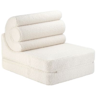 Chauffeuse Flipster Cream White molletonné