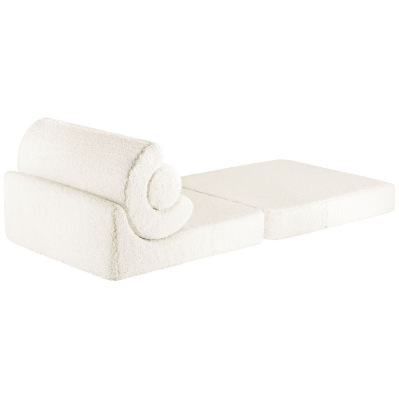 Chauffeuse Flipster Cream White molletonné Wigiwama Produit 3