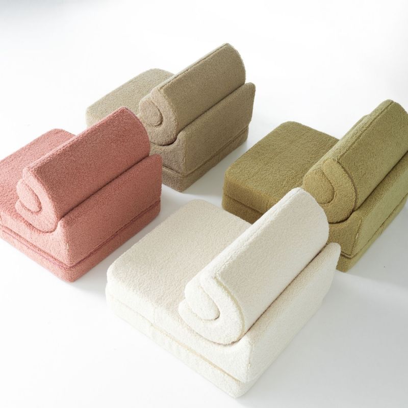 Chauffeuse Flipster Cream White molletonné Wigiwama Ambiance 8