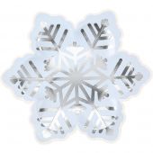 Lot de 8 assiettes Flocons