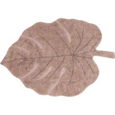 Tapis lavable Monstera Vintage Nude (180 x 120 cm) - Lorena Canals