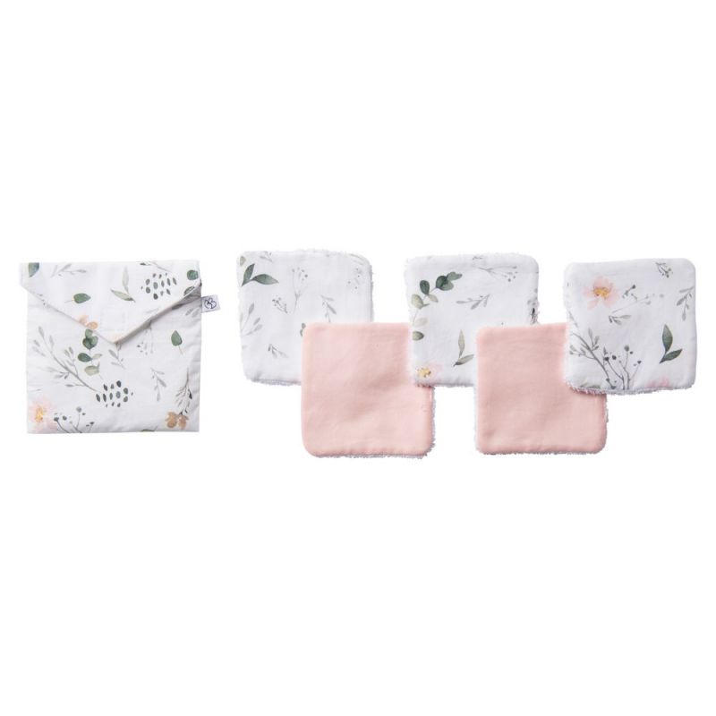 Lot de 5 lingettes Sweet garden BB & Co