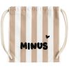 Sac à ficelles enfant rayures rose Zakuw Produit 1