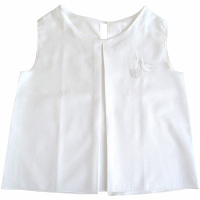 Blouse de baptême brodée blanche