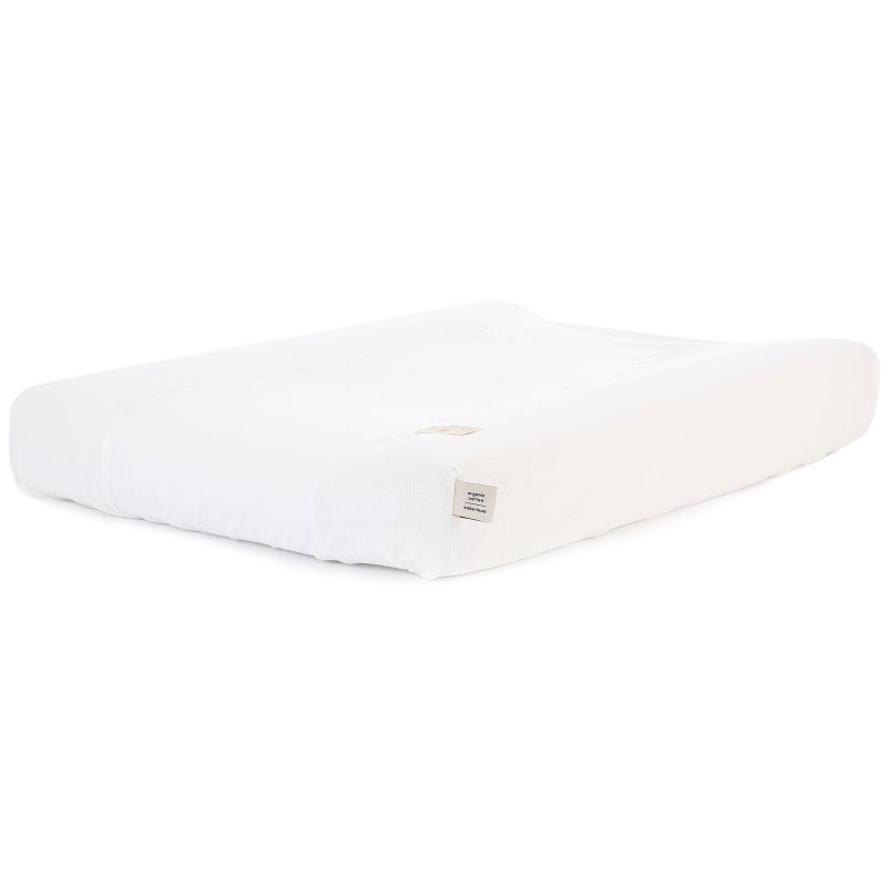 Housse de matelas à langer Calma blanc Nid d'abeille (50 x 70 cm) Nobodinoz