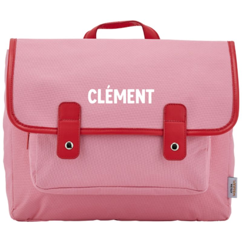 Cartable A4 maternelle Rose personnalisable (33 cm) Atelier Wagram Produit 6