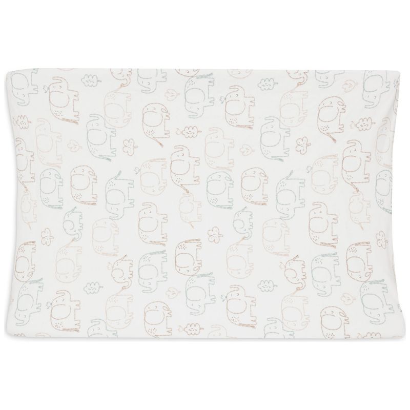 Housse matelas à langer en jersey Elephant Tales (50 x 70 cm) Jollein Produit 4