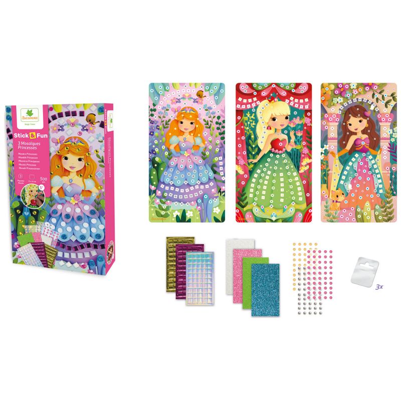 Coffret 3 mosaïques Princesses Sycomore Produit 3