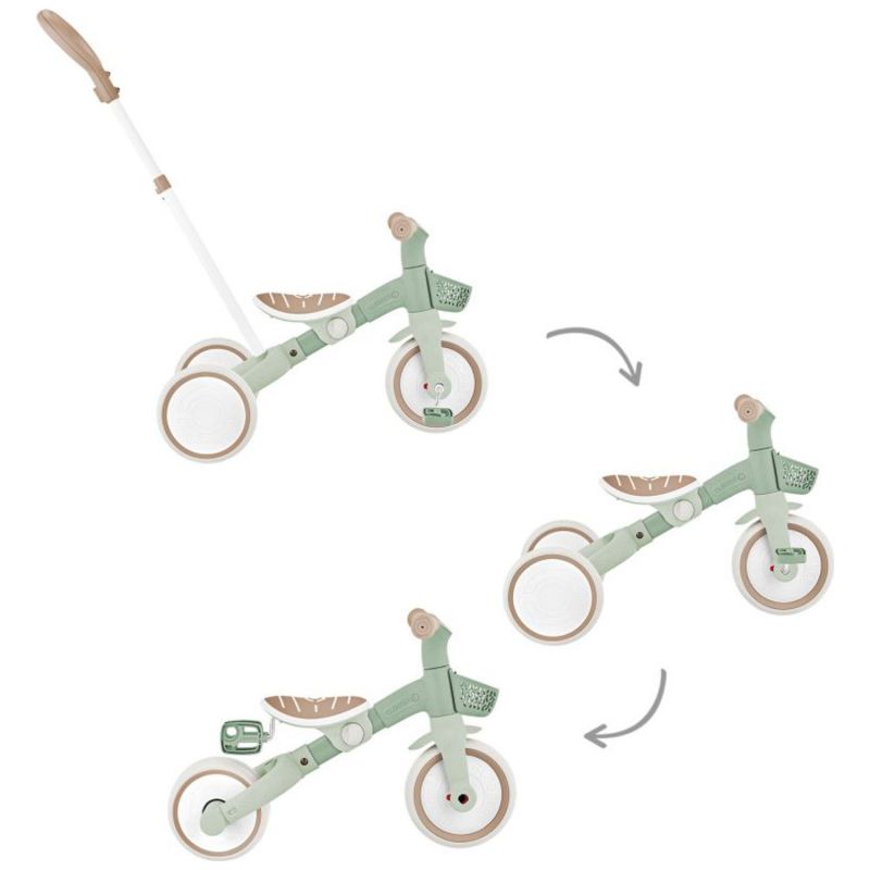 Tricycle évolutif Learning trike plus 3 en 1 eco-logic Vert Sauge - Reconditionné Globber Produit 9