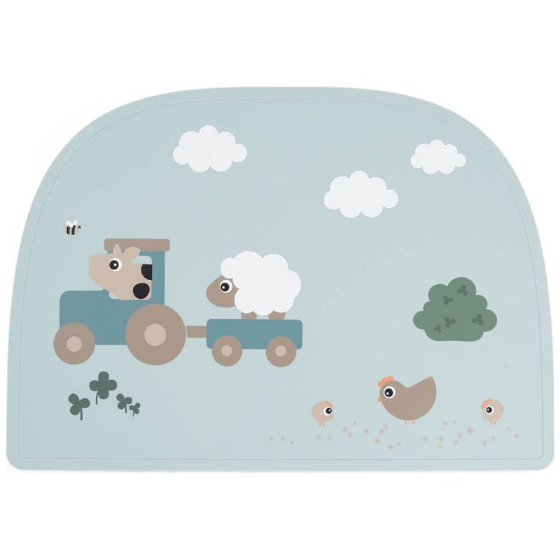 Set de table Tiny farm Bleu Done by Deer Produit 1