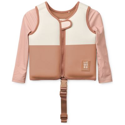 Gilet de natation Dove manches longues Tuscany Rose (3-4 ans)