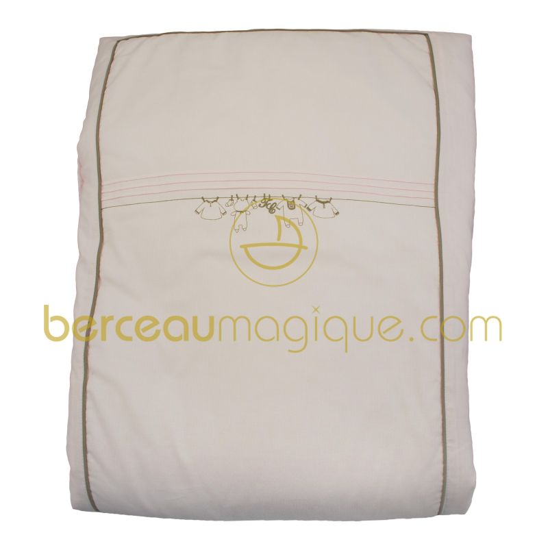 Couvre lit rose Trousseau (60 x 120 cm) Tartine et Chocolat