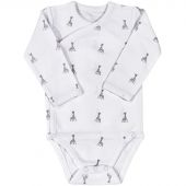 Body manches longues blanc Sophie la Girafe (1 mois)