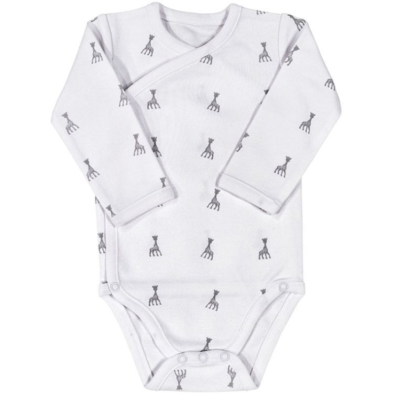 Body manches longues blanc Sophie la Girafe (1 mois) Trois Kilos Sept Produit 1 grande taille