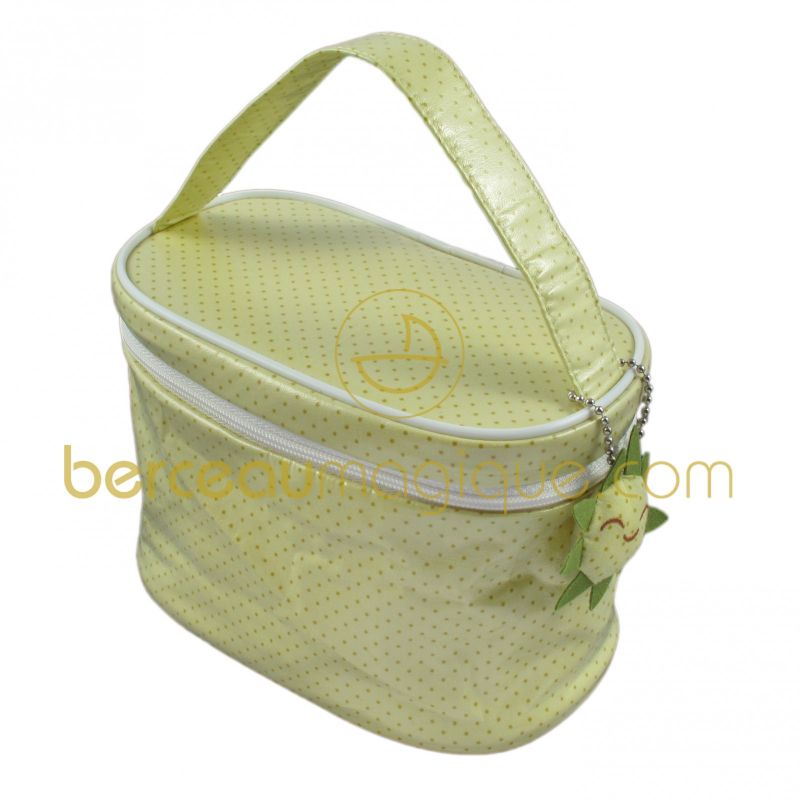 Sac toilette vert Trousselier