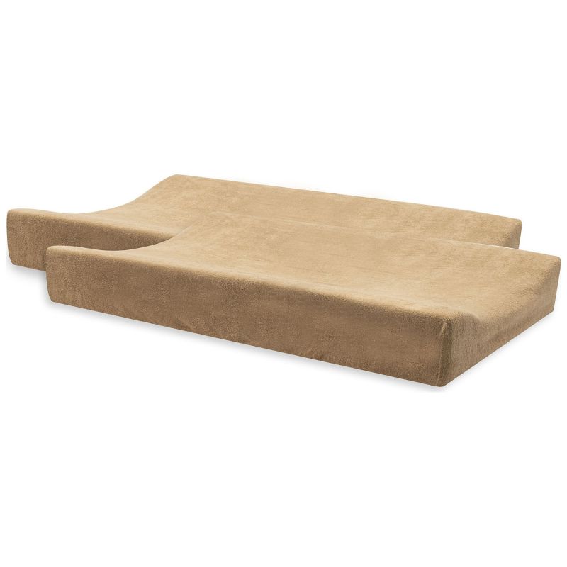 Lot de 2 housses de matelas à langer en éponge Hazel (50 x 70 cm) Jollein Produit 1