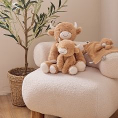 Peluche Small Fluffy Cow (25 cm)