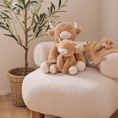 Peluche Small Fluffy Cow (25 cm)