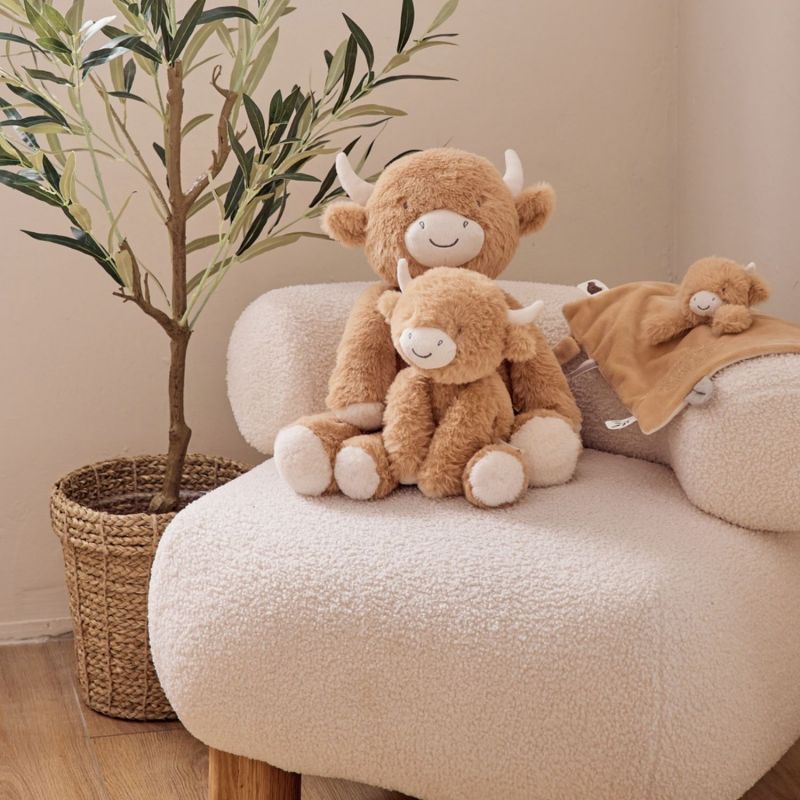 Peluche Small Fluffy Cow (25 cm) Noukie's Ambiance 2