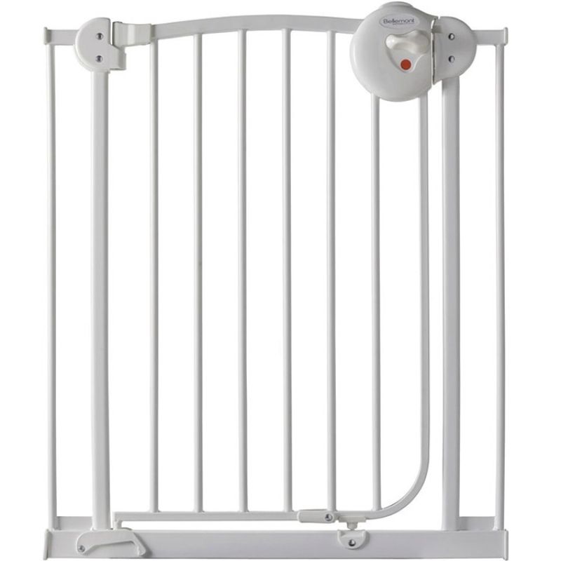 Barrière de sécurité auto close en métal blanc Angelcare