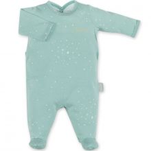 Pyjama léger Frizy étoiles et lunes vert (1-3 mois)  par Bemini