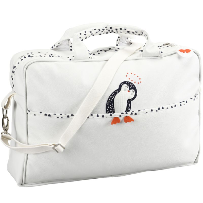 Sac à langer bandoulière Pingouin Maison Nougatine