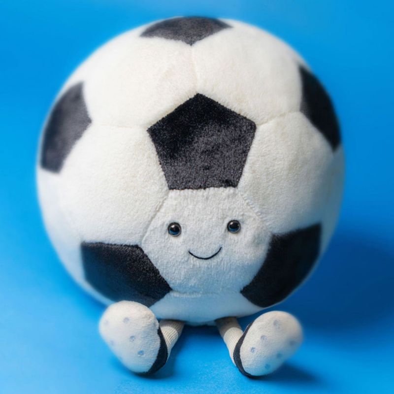 Peluche Amuseable Ballon de football (23 cm) Jellycat Ambiance 5