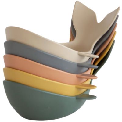 Lot de 5 jouets de bain Baleines Retro Mushie
