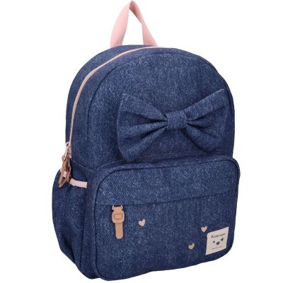 Sac à dos enfant Blossom et Bows Nœud bleu denim (36x27 cm)