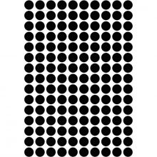 Stickers ronds noirs (29,7 x 42 cm)  par Lilipinso