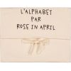 Affiche en tissu L'abécédaire  par Rose in April