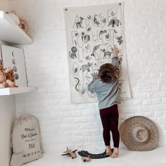 Affiche en tissu L'abécédaire