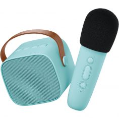 Boîte karaoké enceinte et micro Bleu - Lalarma