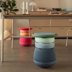 Tabouret enfant modulaire Base dark blue