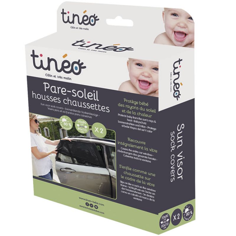 Lot de 2 pare soleil chaussettes Tinéo Produit 1 grande taille