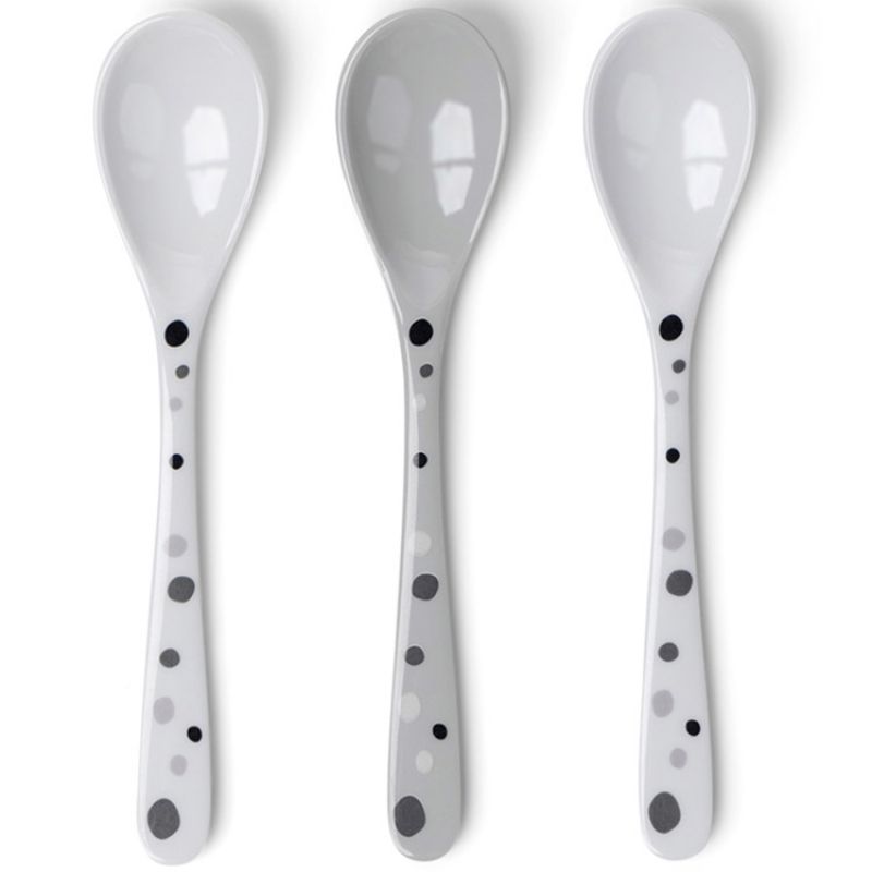 Lot de 3 cuillères grises Dreamy dots Done by Deer