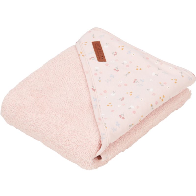 Cape de bain Little pink flowers (75 x 75 cm) Little Dutch